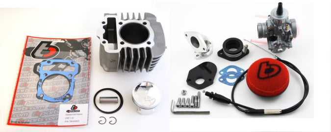 TB Parts, TBparts CRF110 132cc Big Bore Kit and 26mm Mikuni VM26 Carb Kit